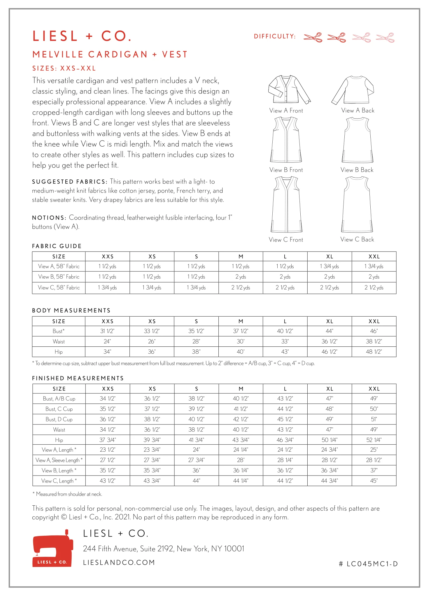 Liesl + Co Melville Cardigan and Vest - Image 12