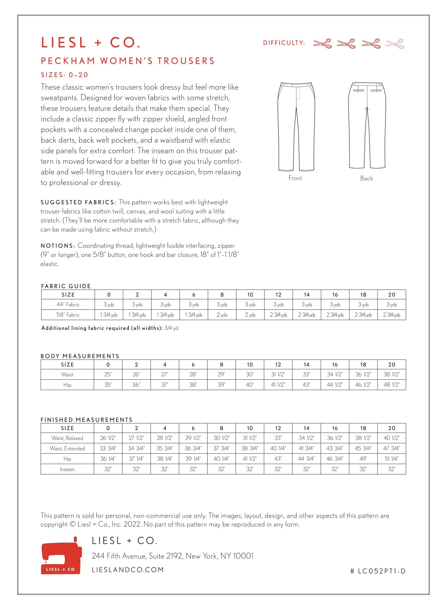 Liesl + Co Peckham Women's Trousers - Image 13