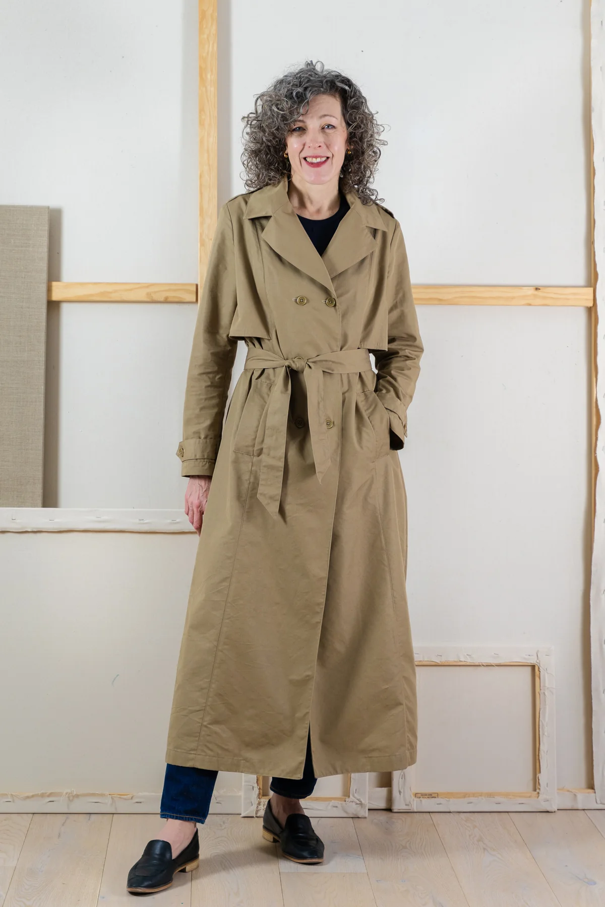 Liesl + Co Prado Trench Coat - Image 13