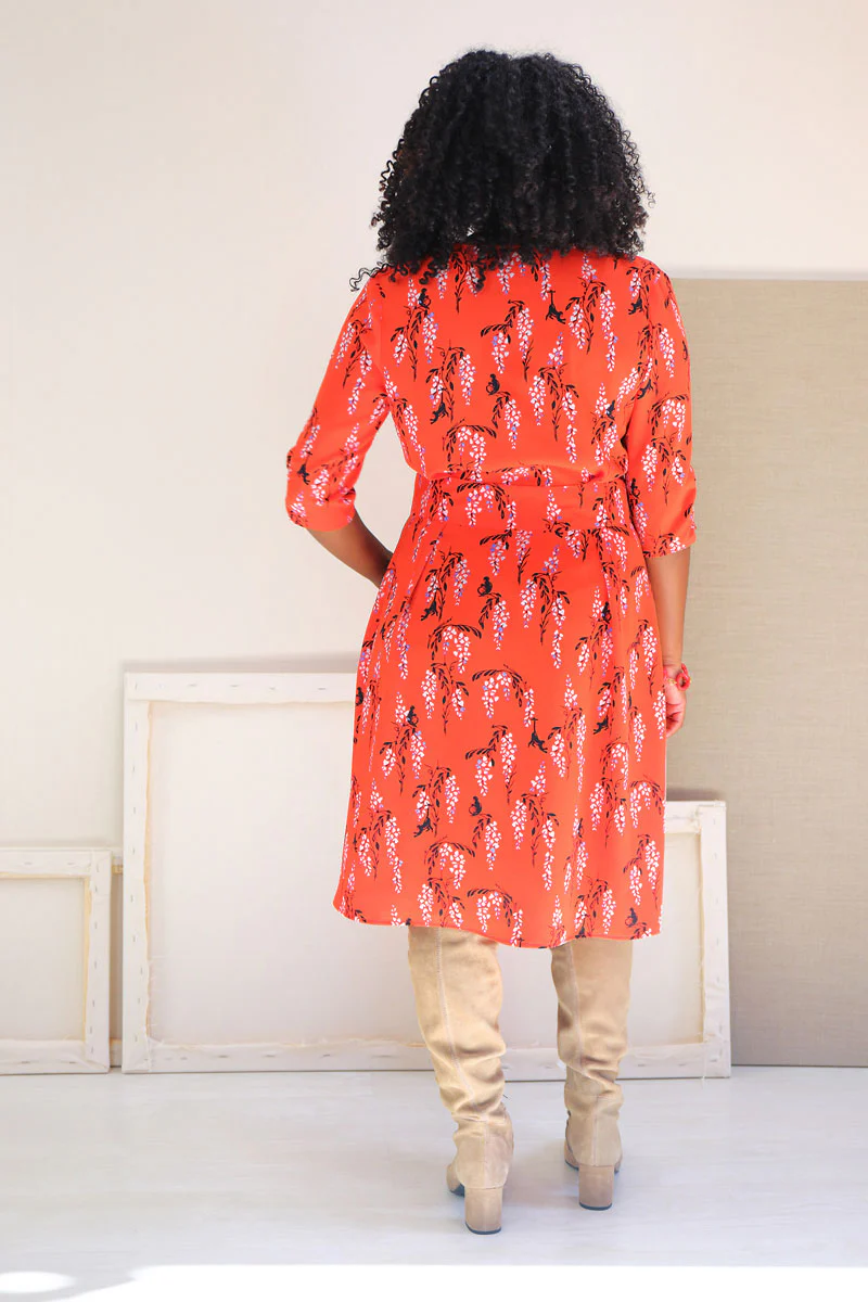 Liesl + Co Saint-Germain Wrap Dress - Image 4