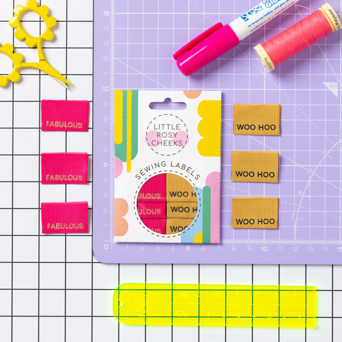 Little Rosy Cheeks 'Fabulous / Woo Hoo' Labels - Image 2