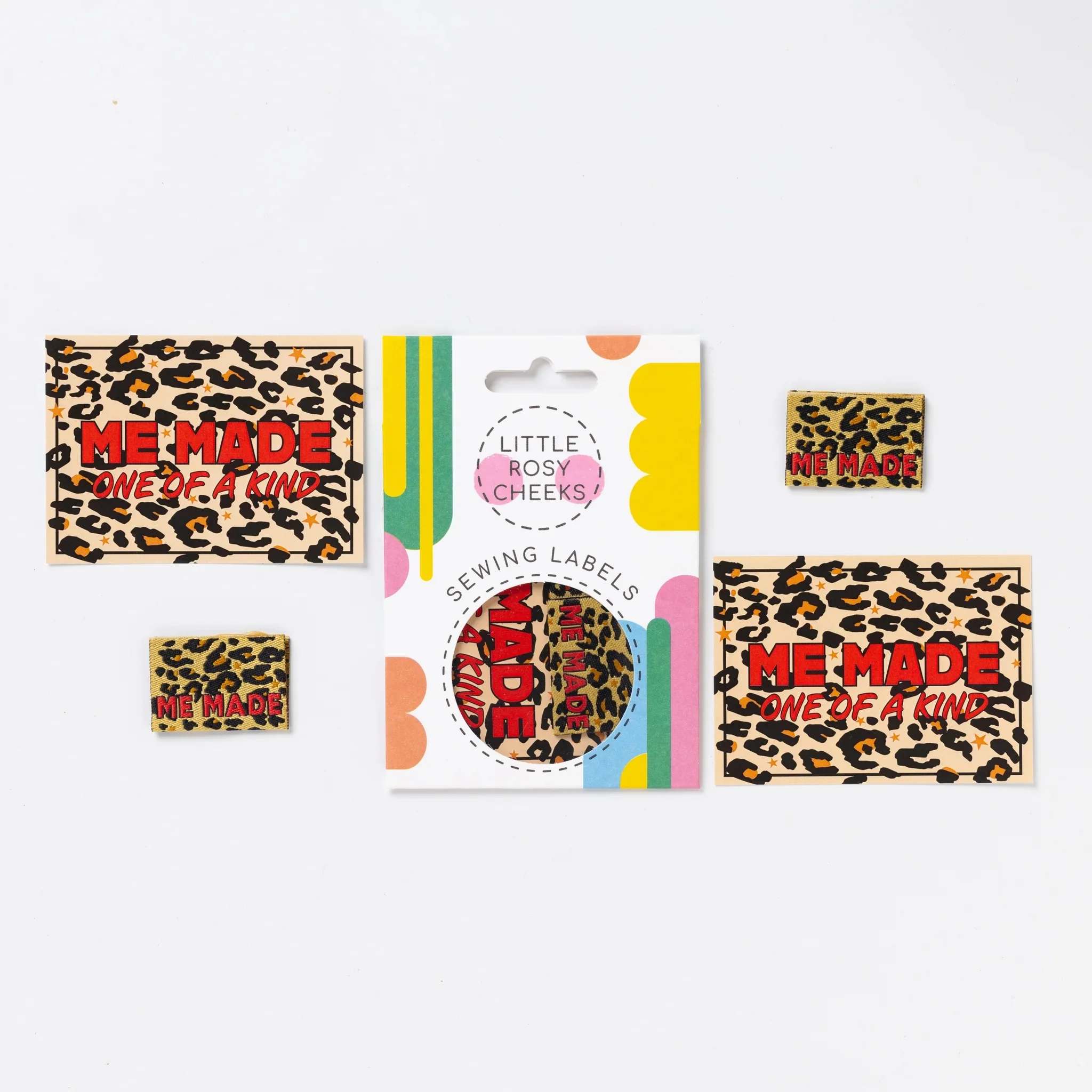 Little Rosy Cheeks Leopard Label and Patch Pack - Image 5
