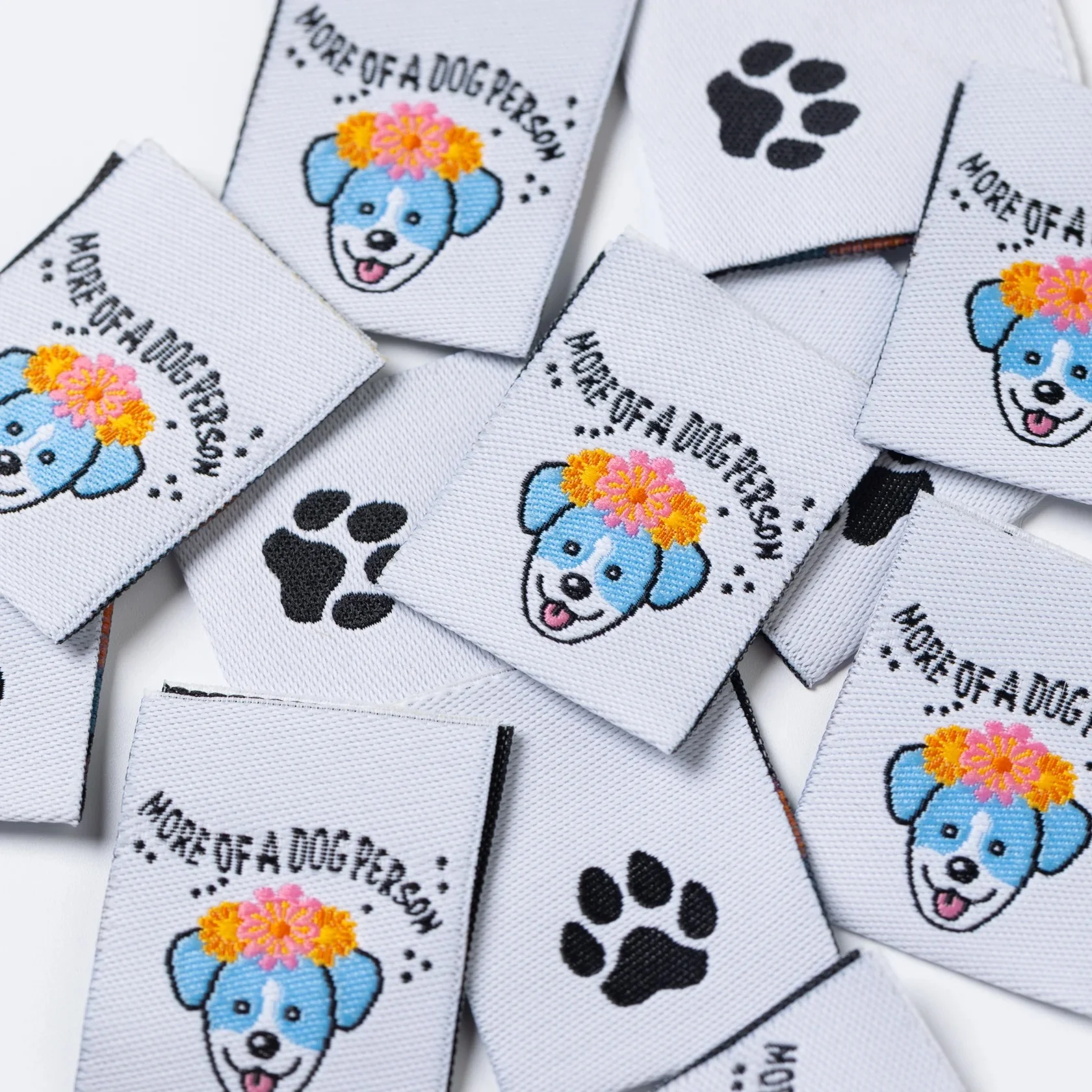 Little Rosy Cheeks 'More of a Dog Person' Labels - Image 5