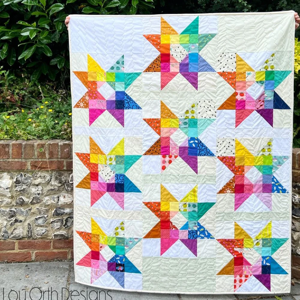 Lou Orth Designs Gemburst Quilt PDF