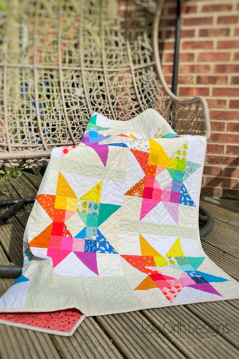 Lou Orth Designs Gemburst Quilt PDF - Image 2