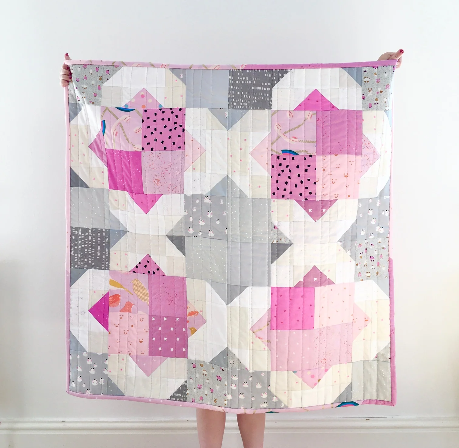 Lou Orth Designs Suncatcher Stars Quilt PDF - Image 6
