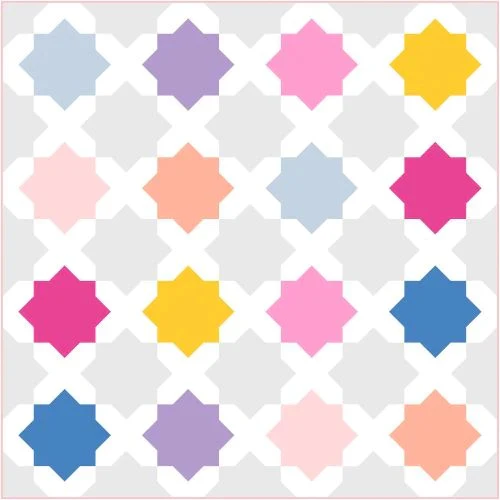 Lou Orth Designs Suncatcher Stars Quilt PDF - Image 8