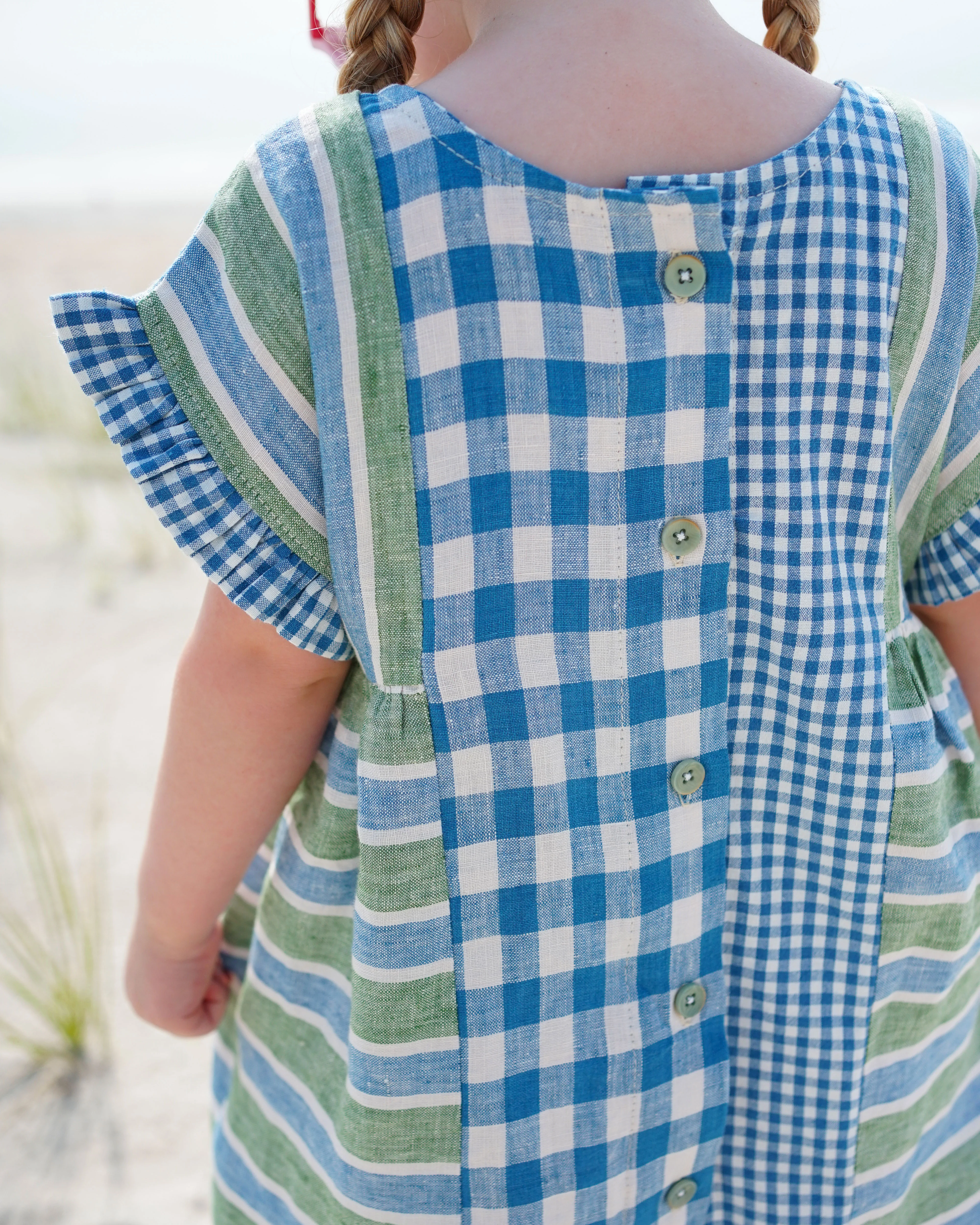 Matchy Matchy Children's Collage Gather Dress - Image 5