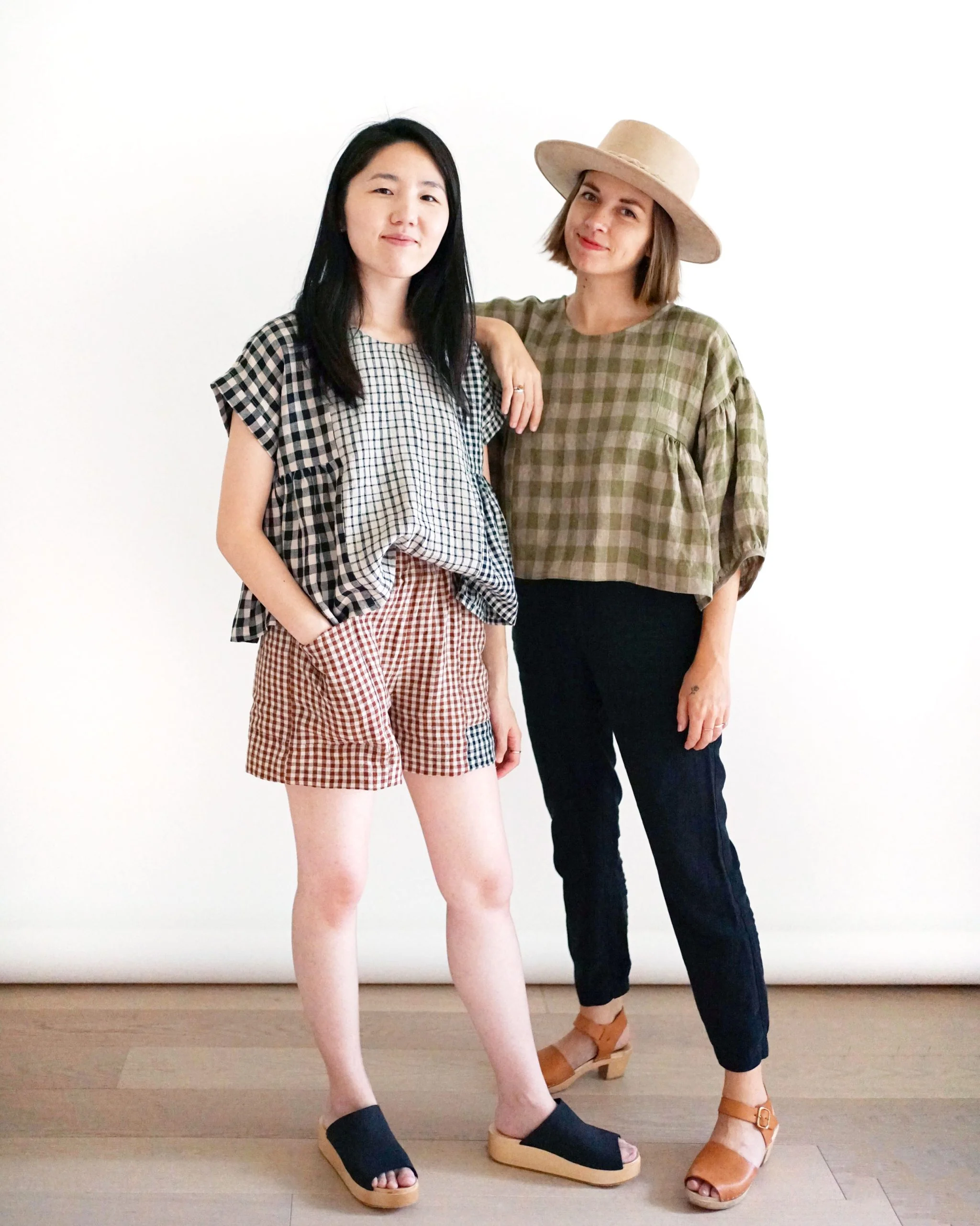 Matchy Matchy Collage Gather Top - Printed copy shop (+£7.00)