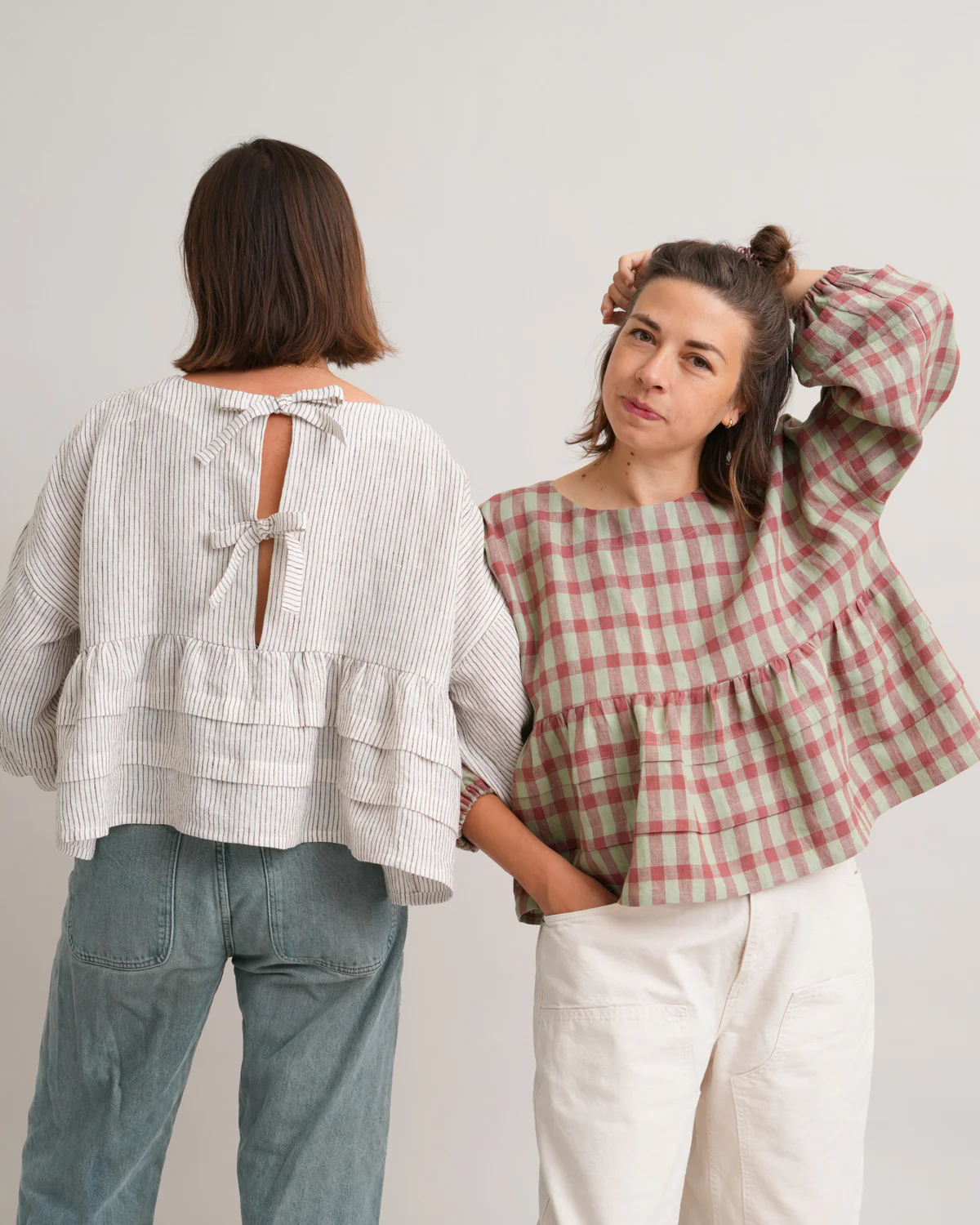 Matchy Matchy Pintuck Poet Blouse - Image 5
