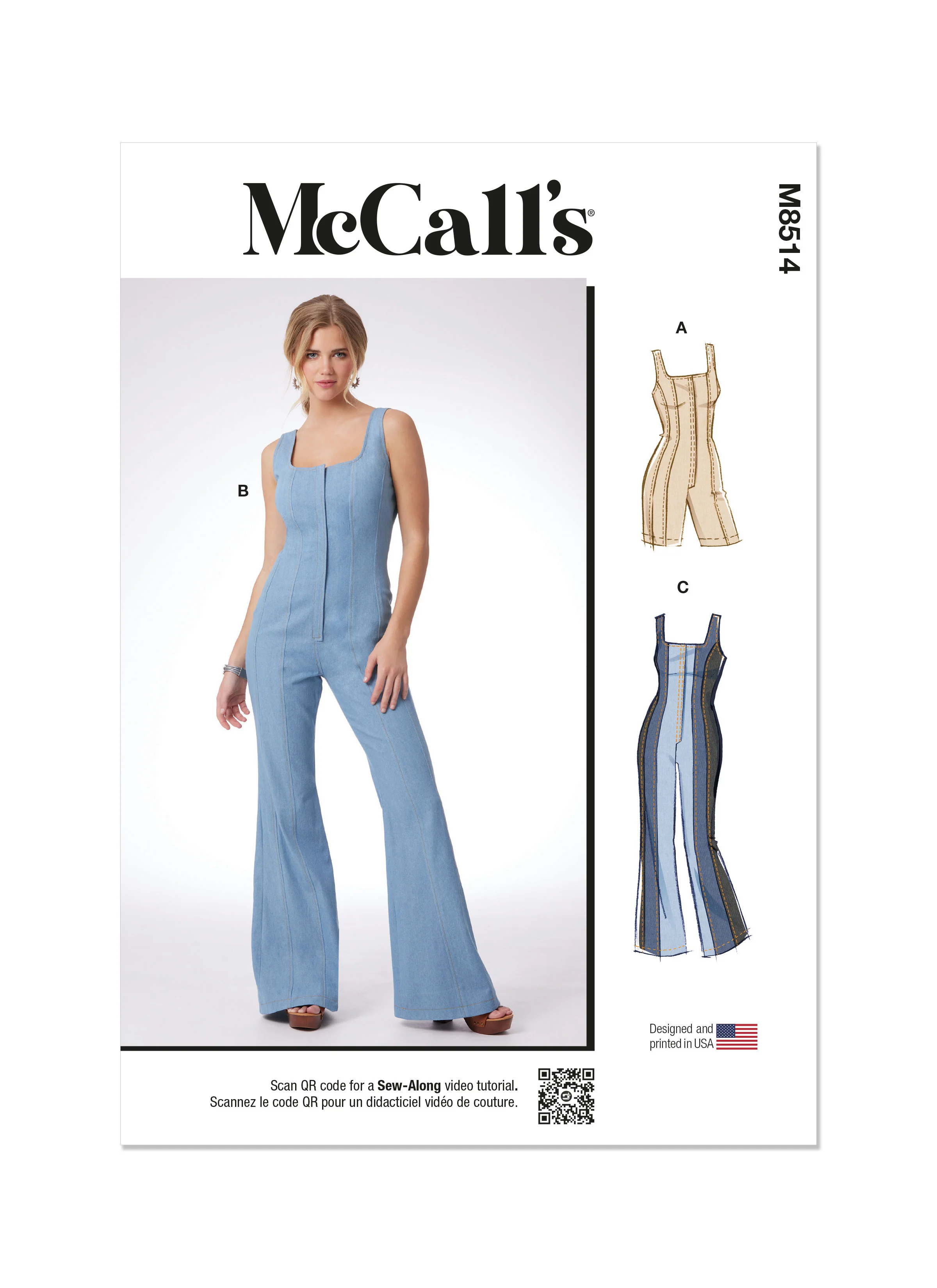 McCalls Romper & Jumpsuit M8514 - Image 2