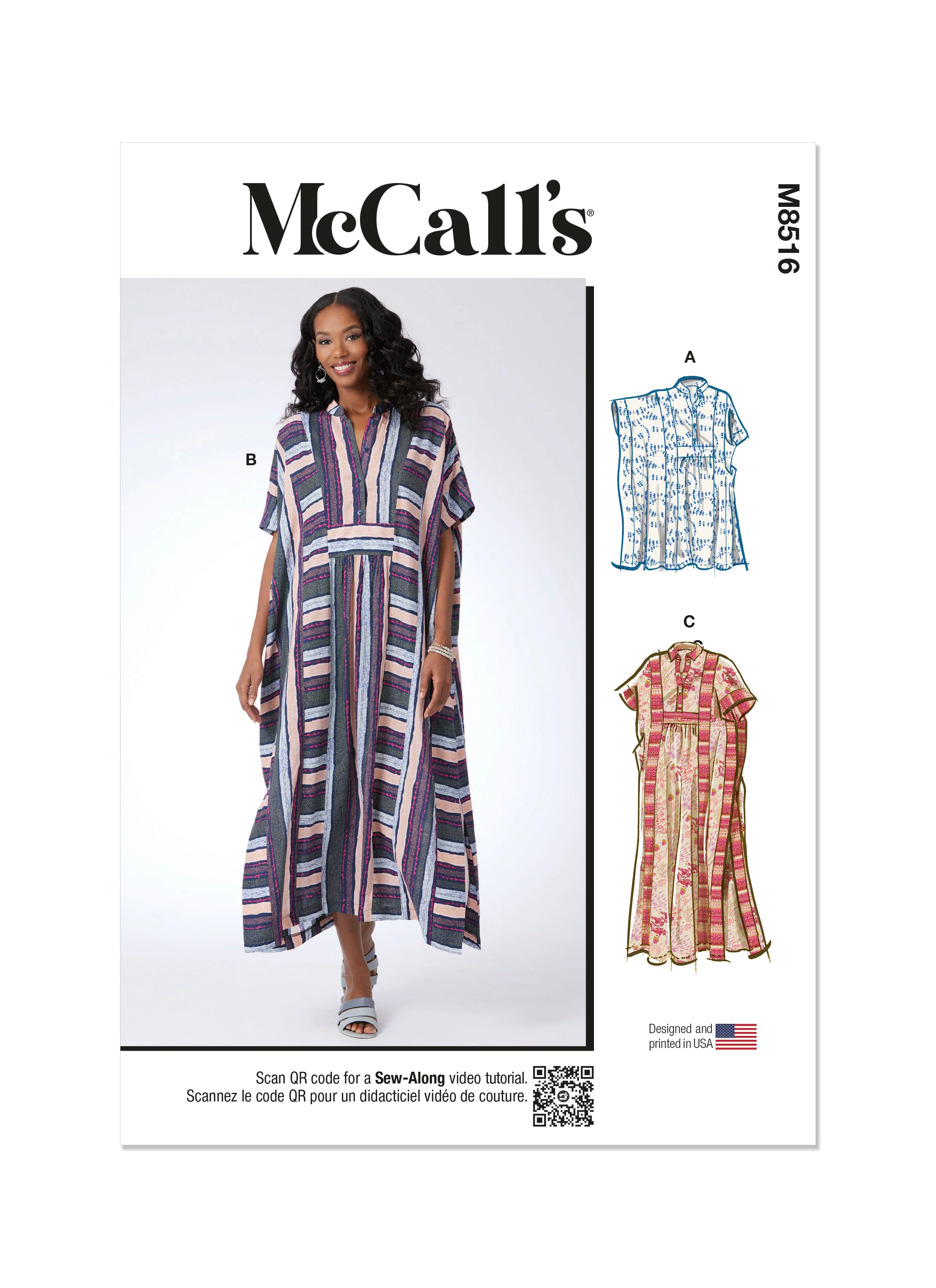 McCalls Caftans M8516 - Image 2