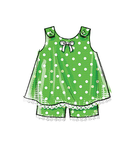McCalls Baby/Child Outfits M5416 - Image 3