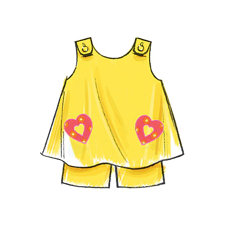 McCalls Baby/Child Outfits M5416 - Image 4