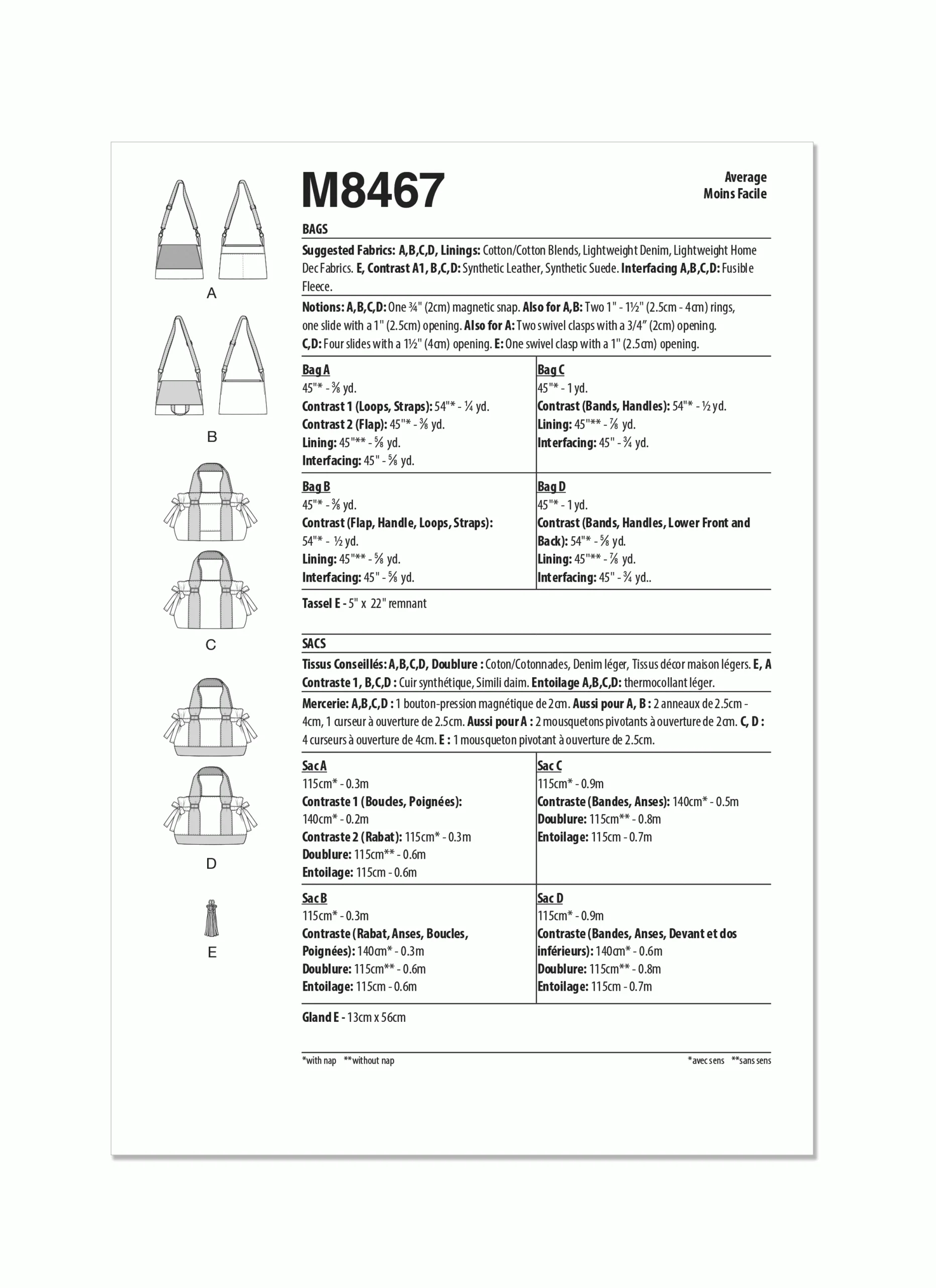 McCalls Bags M8467 - Image 8