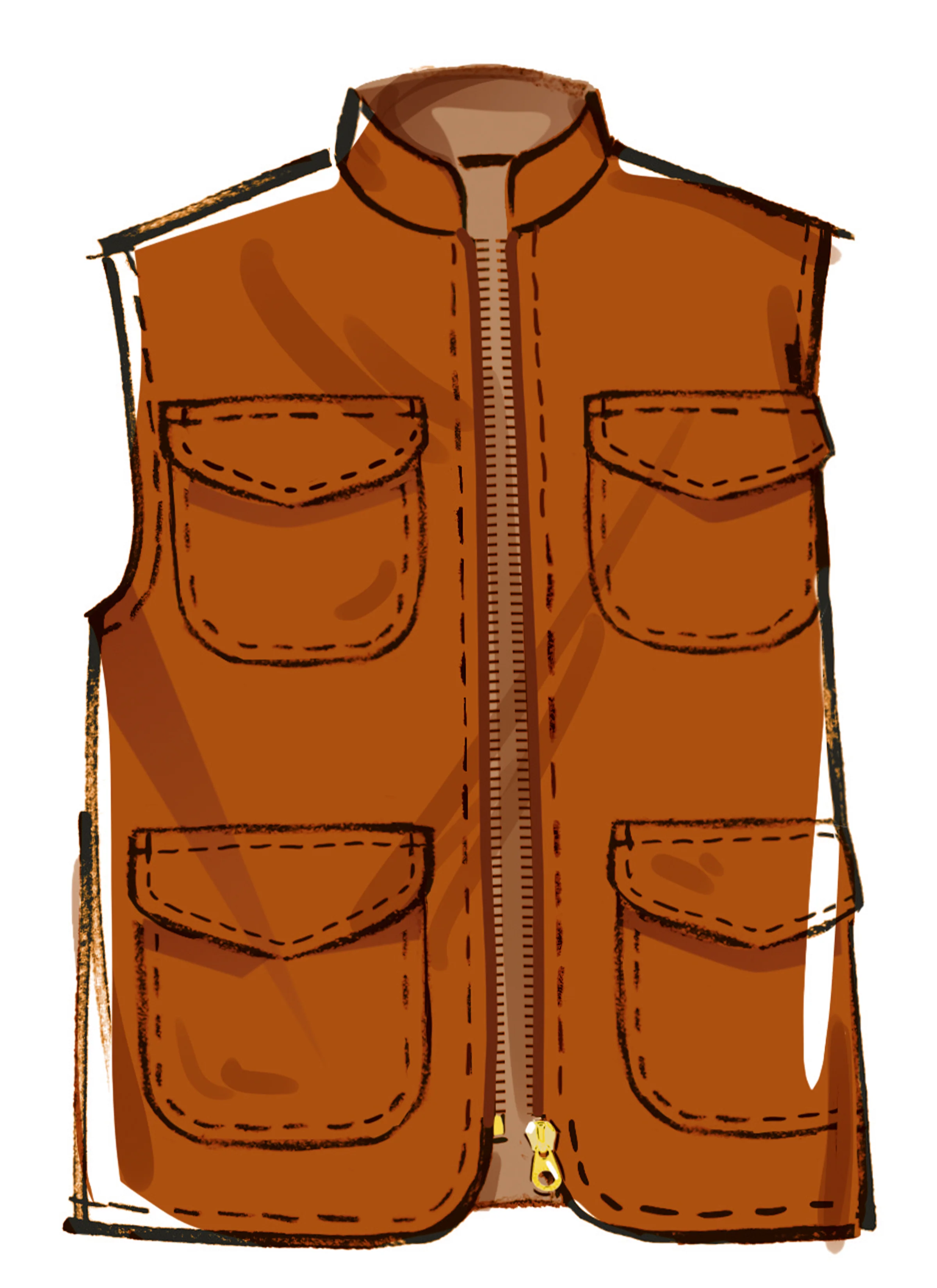 McCalls Boy/Teen Vest, Top & Shirt M8537 - Image 10