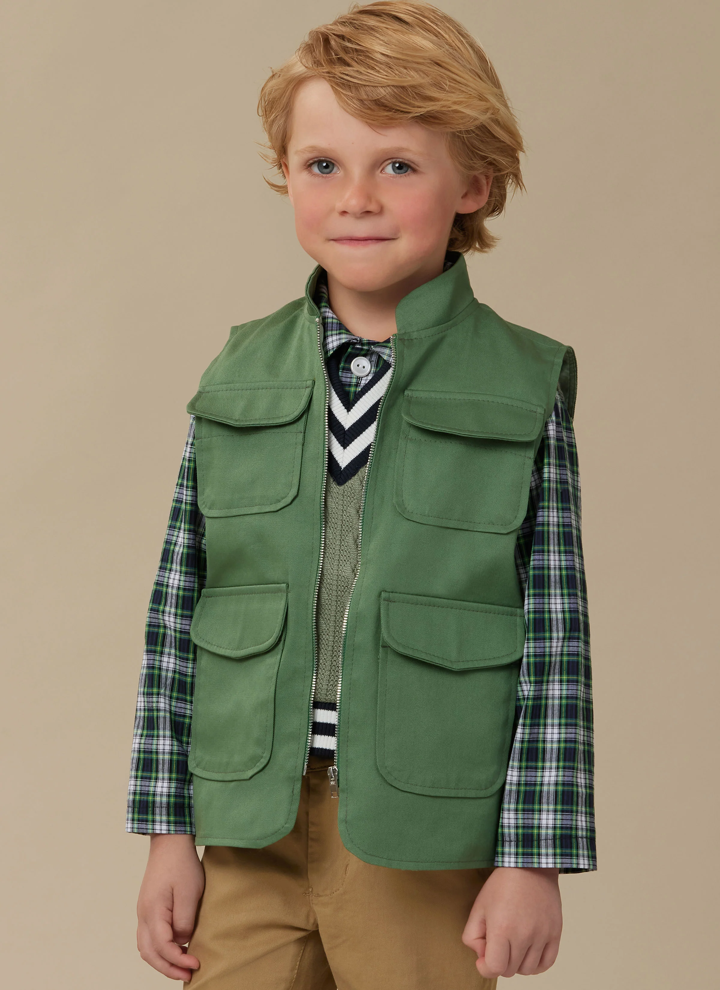 McCalls Boy/Teen Vest, Top & Shirt M8537 - Image 6