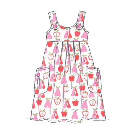 McCalls Child/Teen Dresses M5613 - Image 5