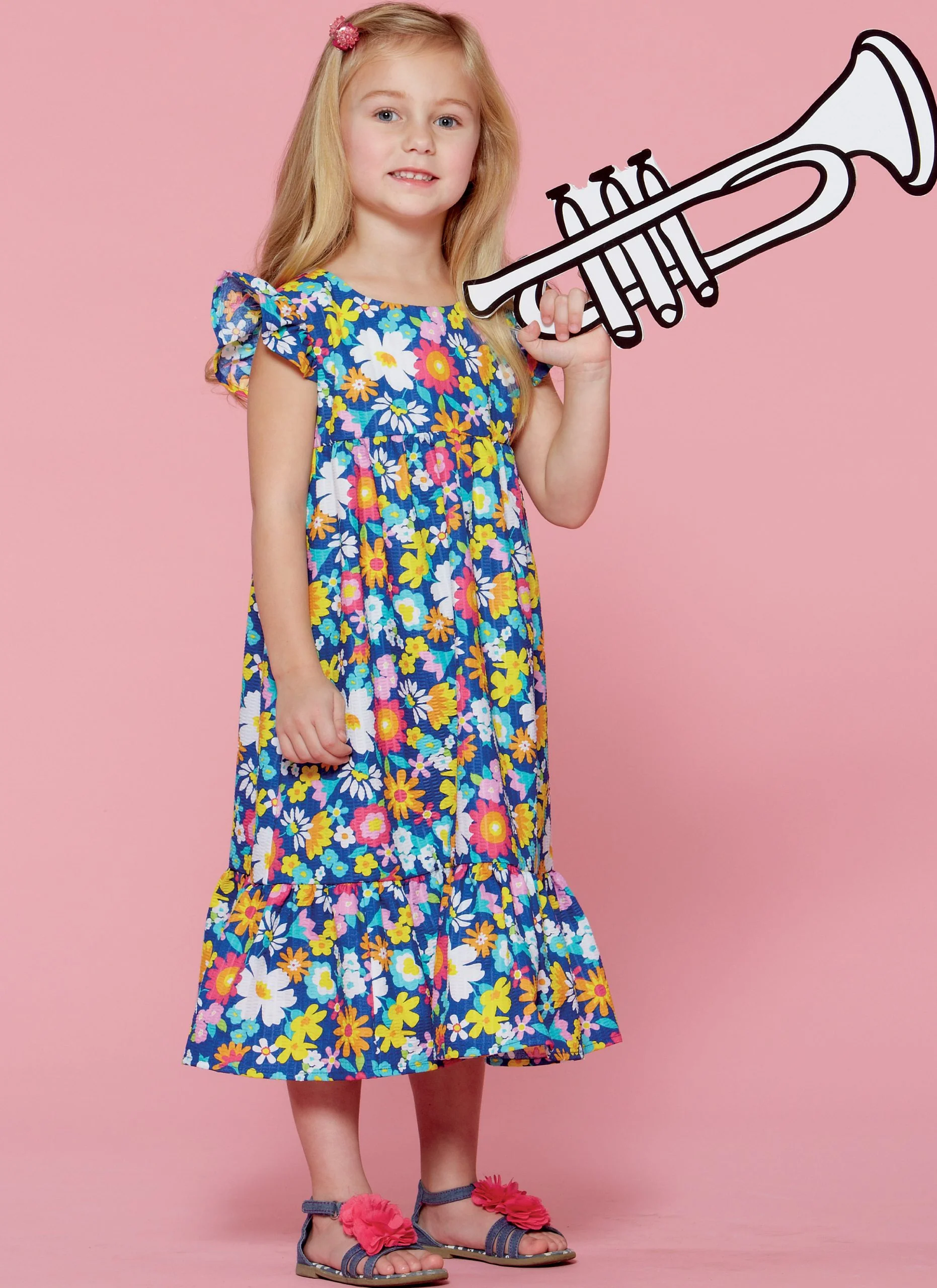 McCalls Child/Teen Dresses M7558 - Image 3