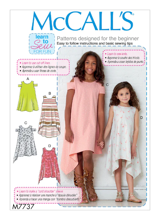 McCalls Child/Teen Dresses M7737 - Image 9