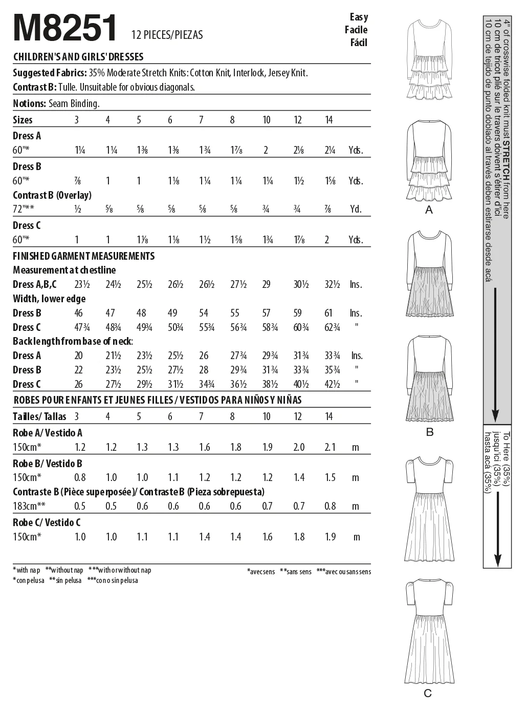 McCalls Child/Teen Dresses M8251 - Image 7