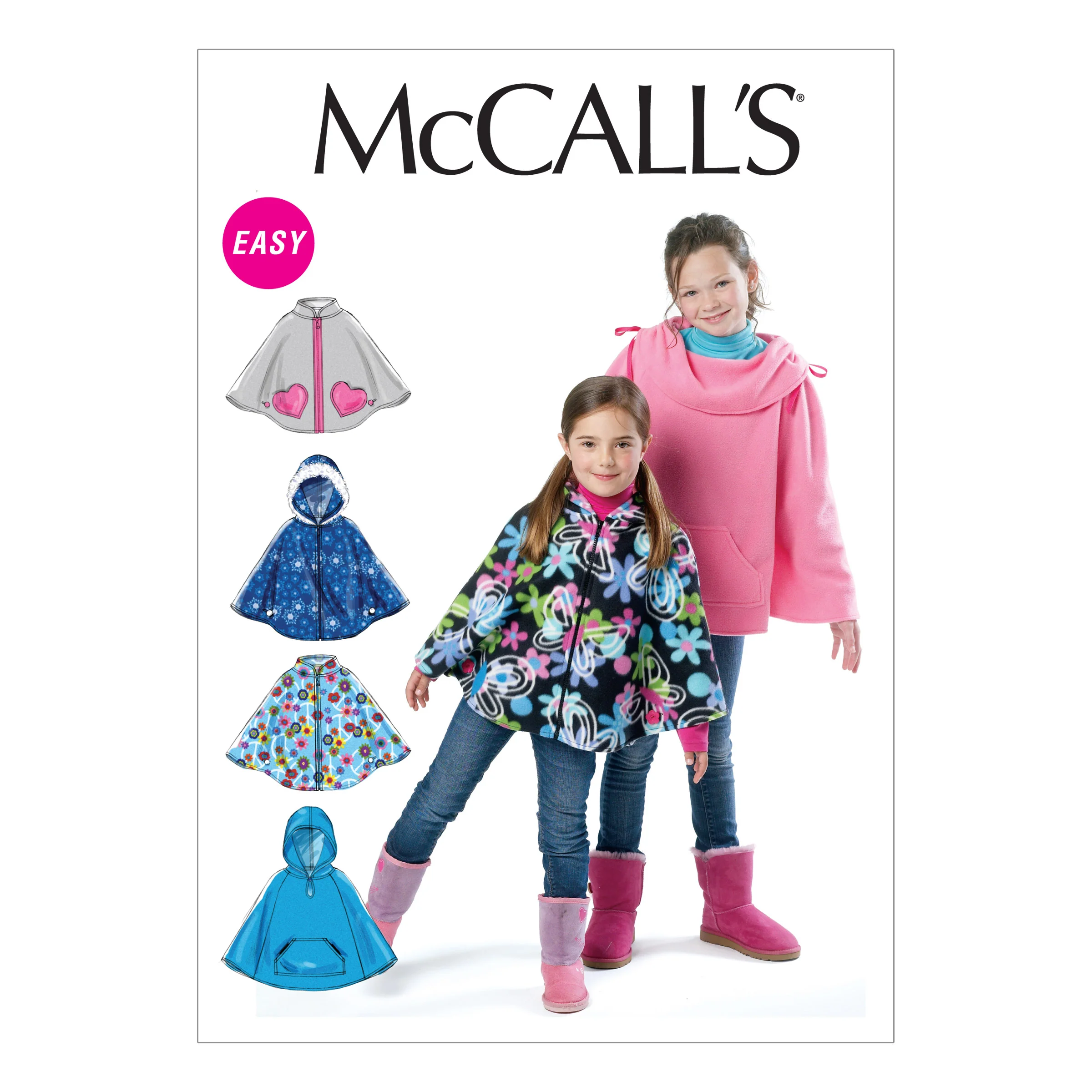 McCalls Child/Teen Ponchos M6431 - Image 8