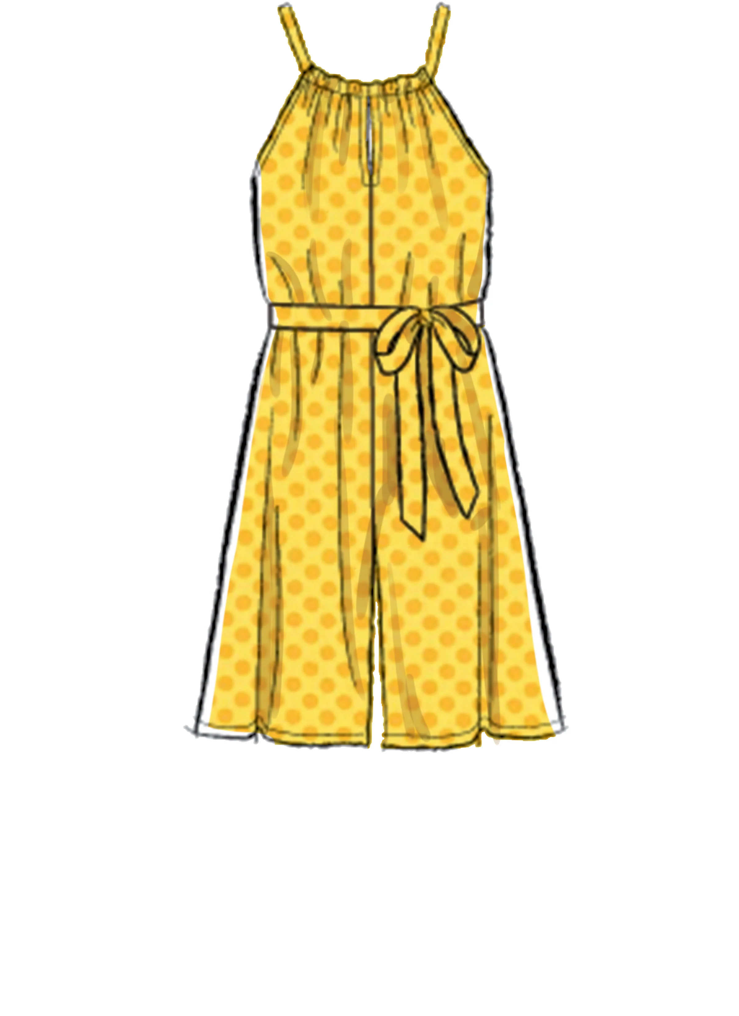 McCalls Child/Teen Romper and Jumpsuit M7917 - Image 4