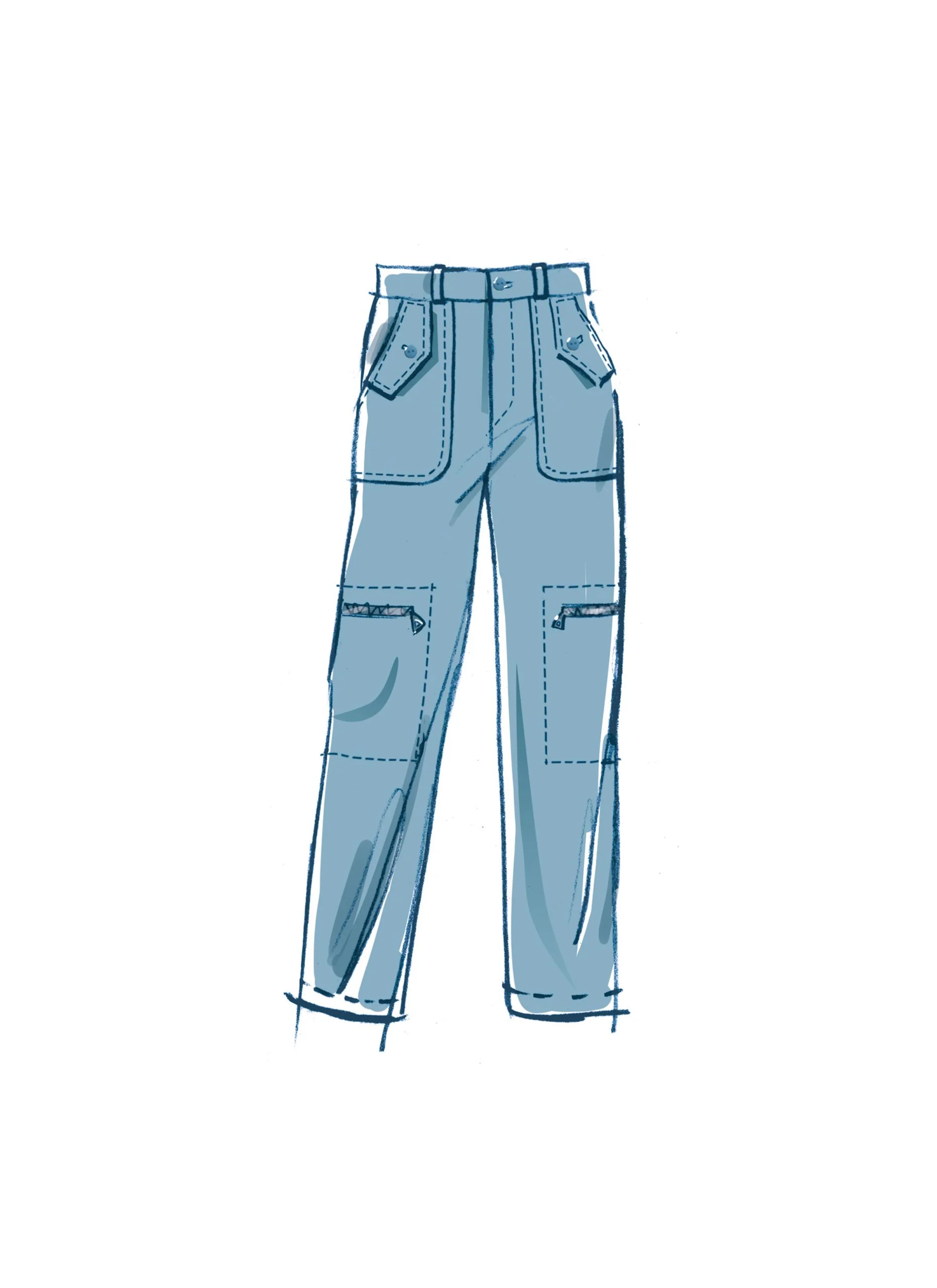 McCalls Child/Teen Shirt, Trousers, Shorts & Dress M8462 - Image 9