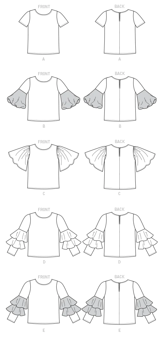 McCalls Child/Teen Tops M7799 - Image 10