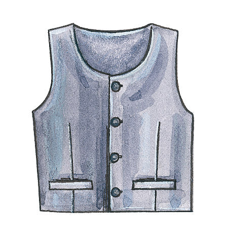 McCalls Child Waistcoats, Accessories M7223 - Image 2