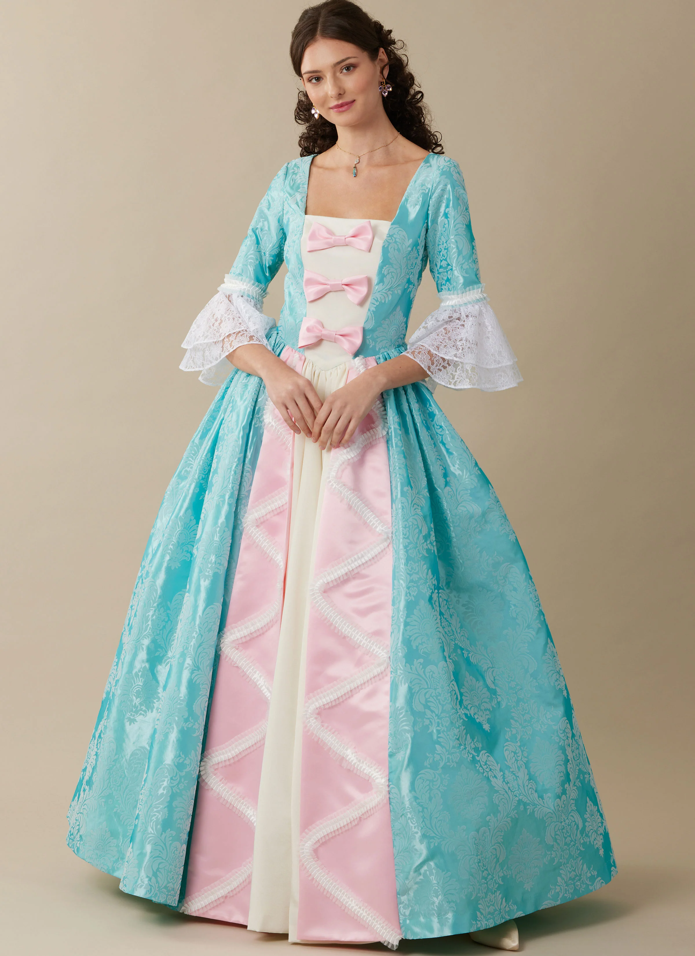 McCall's Children’s and Misses Princess Costume M8549 - Image 3