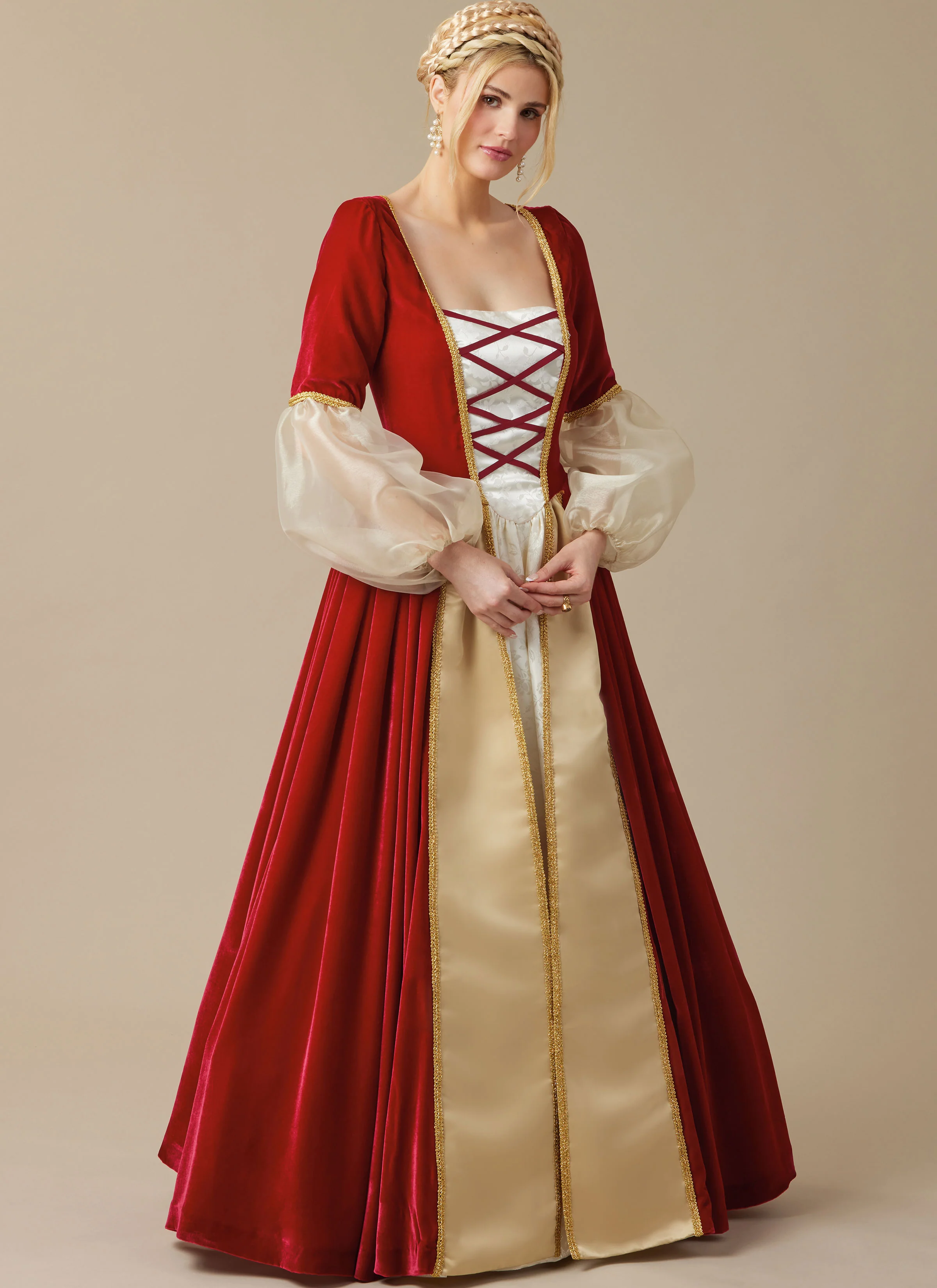 McCall's Children’s and Misses Princess Costume M8549 - Image 7