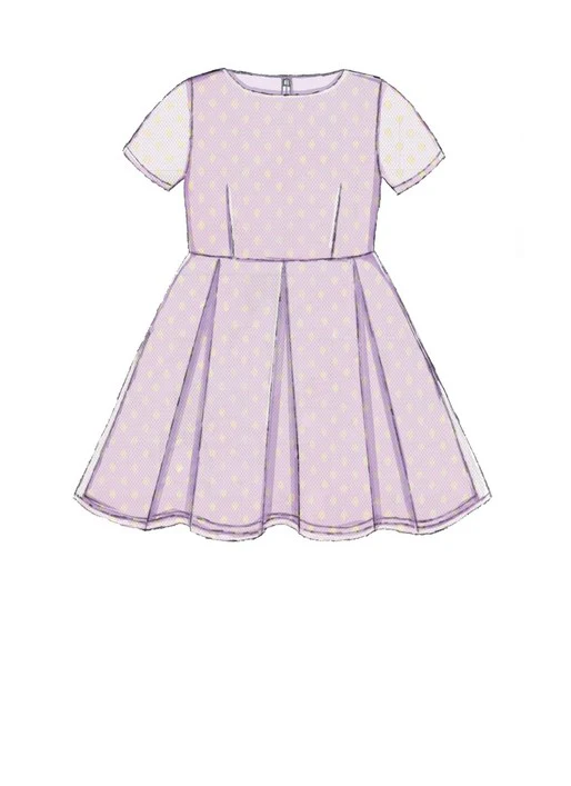 McCalls Children's Dresses M7707 - Image 6