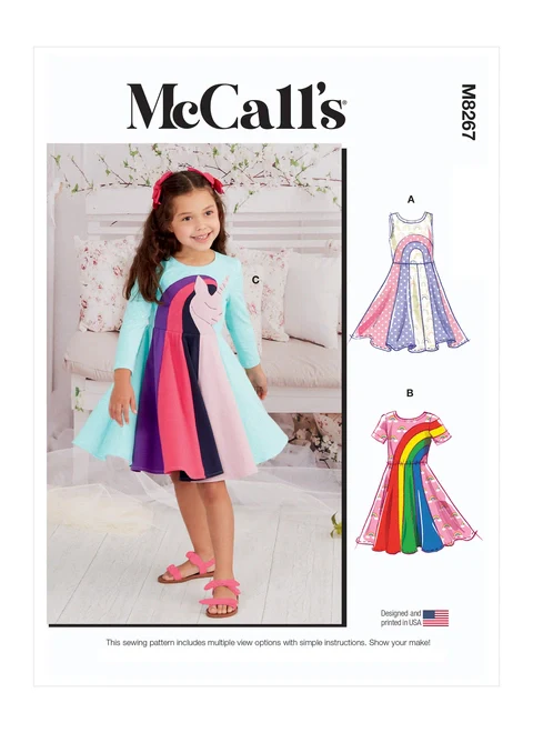 McCalls Children's Dresses M8267 - Image 2