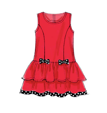 McCalls Children's Pinafore Dresses M7008 - Image 4