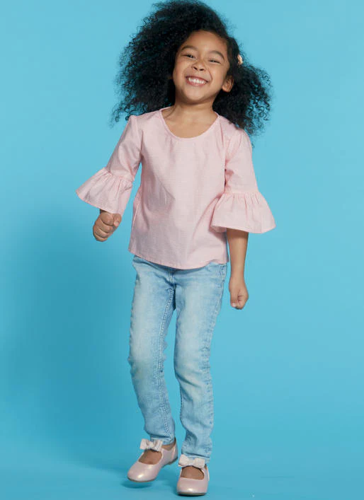 McCalls Children's Tops and Skirt M7797 - Image 4