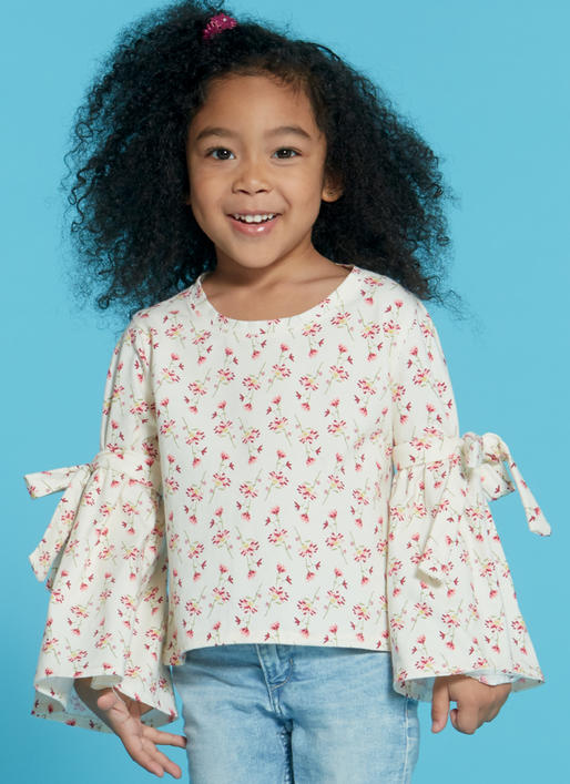 McCalls Children's Tops and Skirt M7797 - Image 7