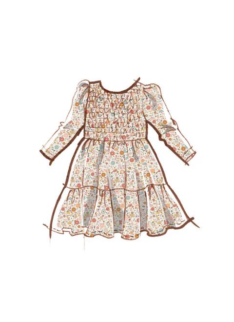 McCalls Childs Dresses M8417 - Image 5