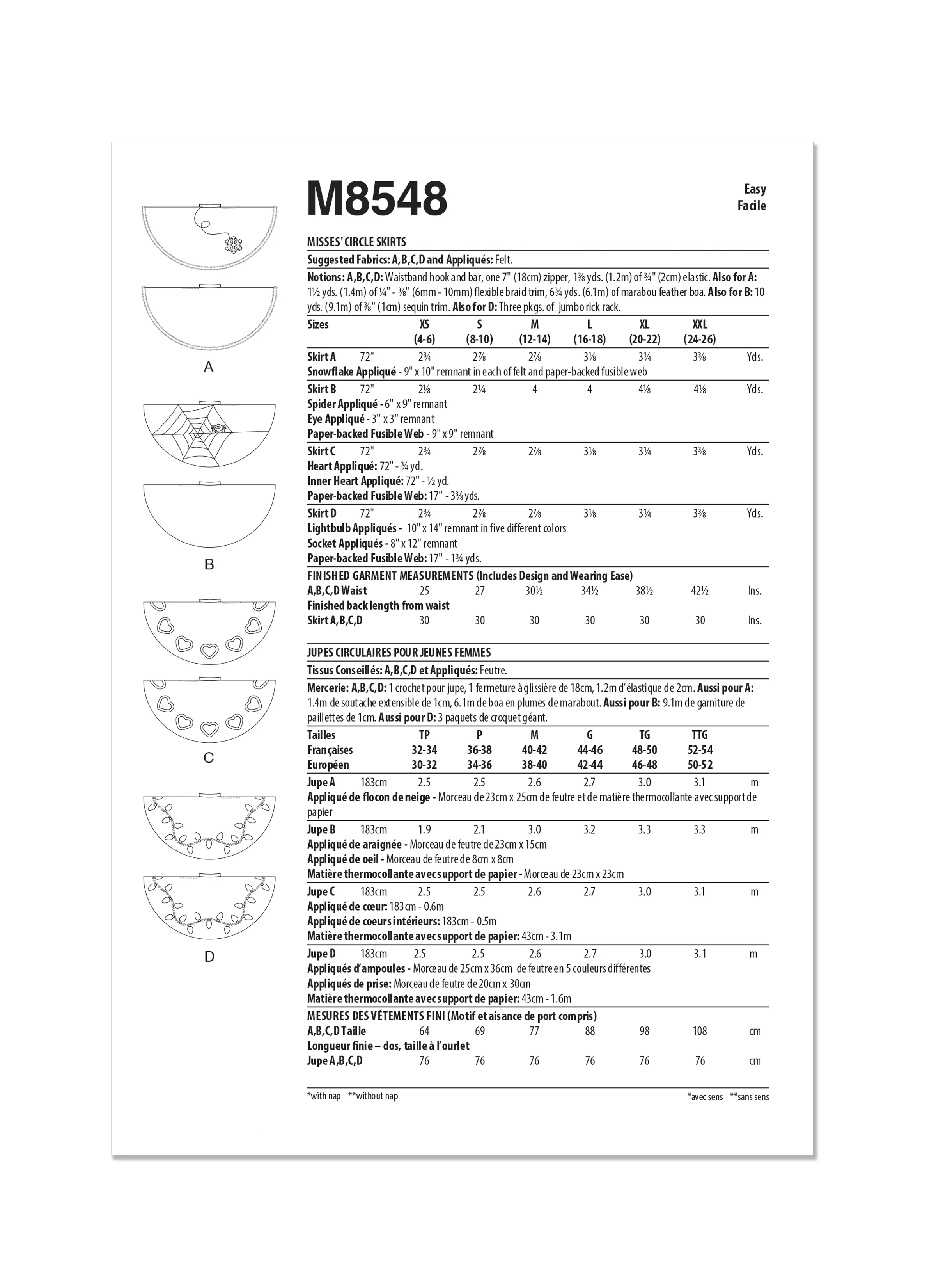 McCalls Circle Skirts M8548 - Image 9