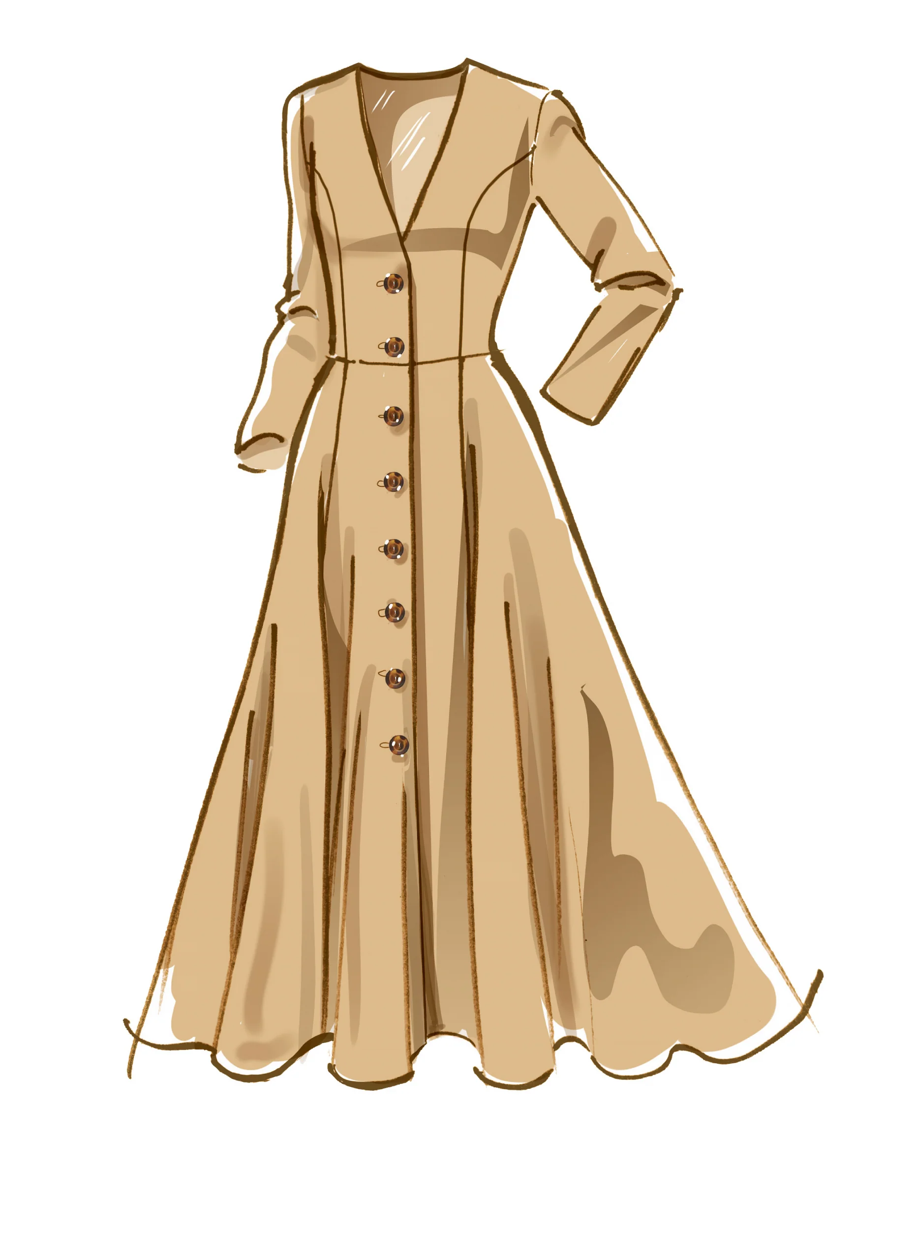McCalls Coat M8156 - Image 7