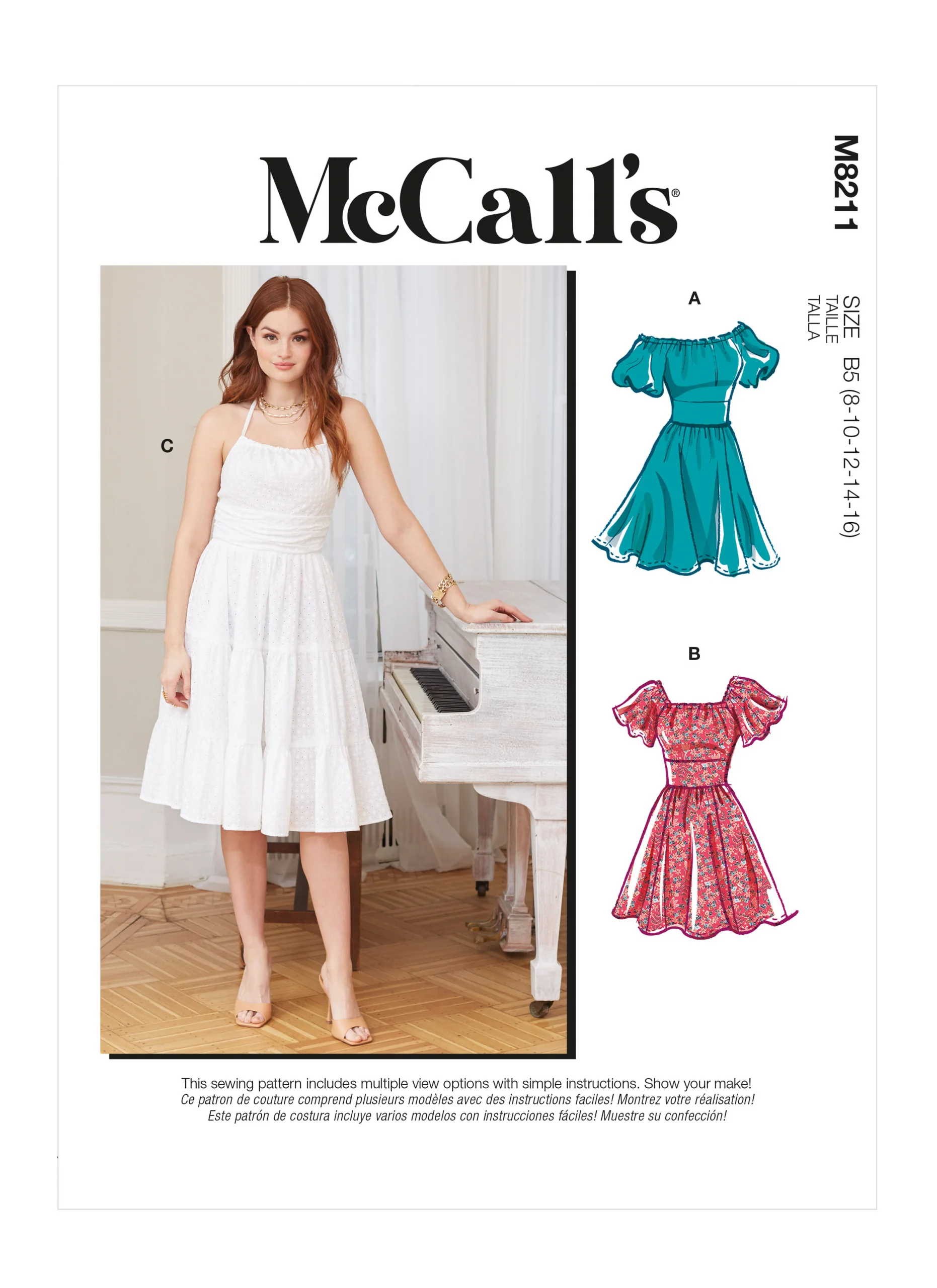 McCalls Dresses M8211 - Image 2