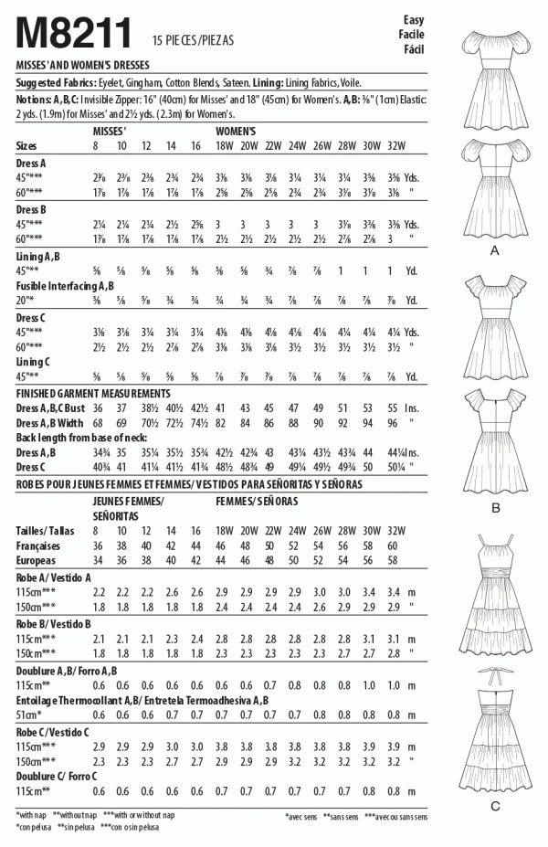 McCalls Dresses M8211 - Image 7
