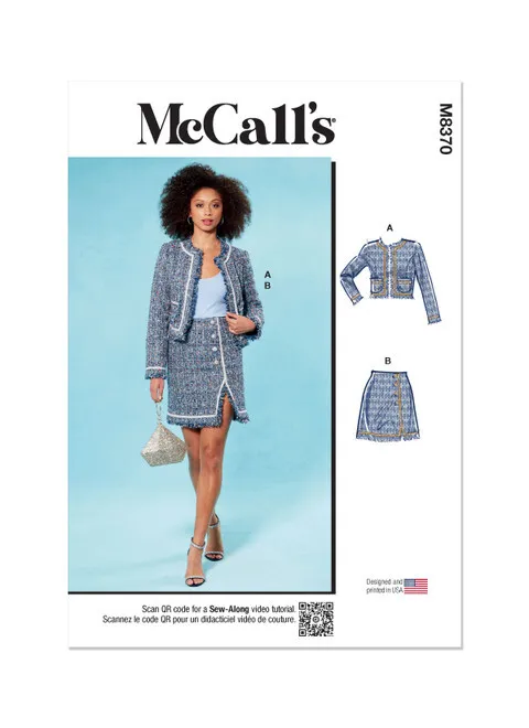 McCalls Jacket and Skirt M8370 - Image 2