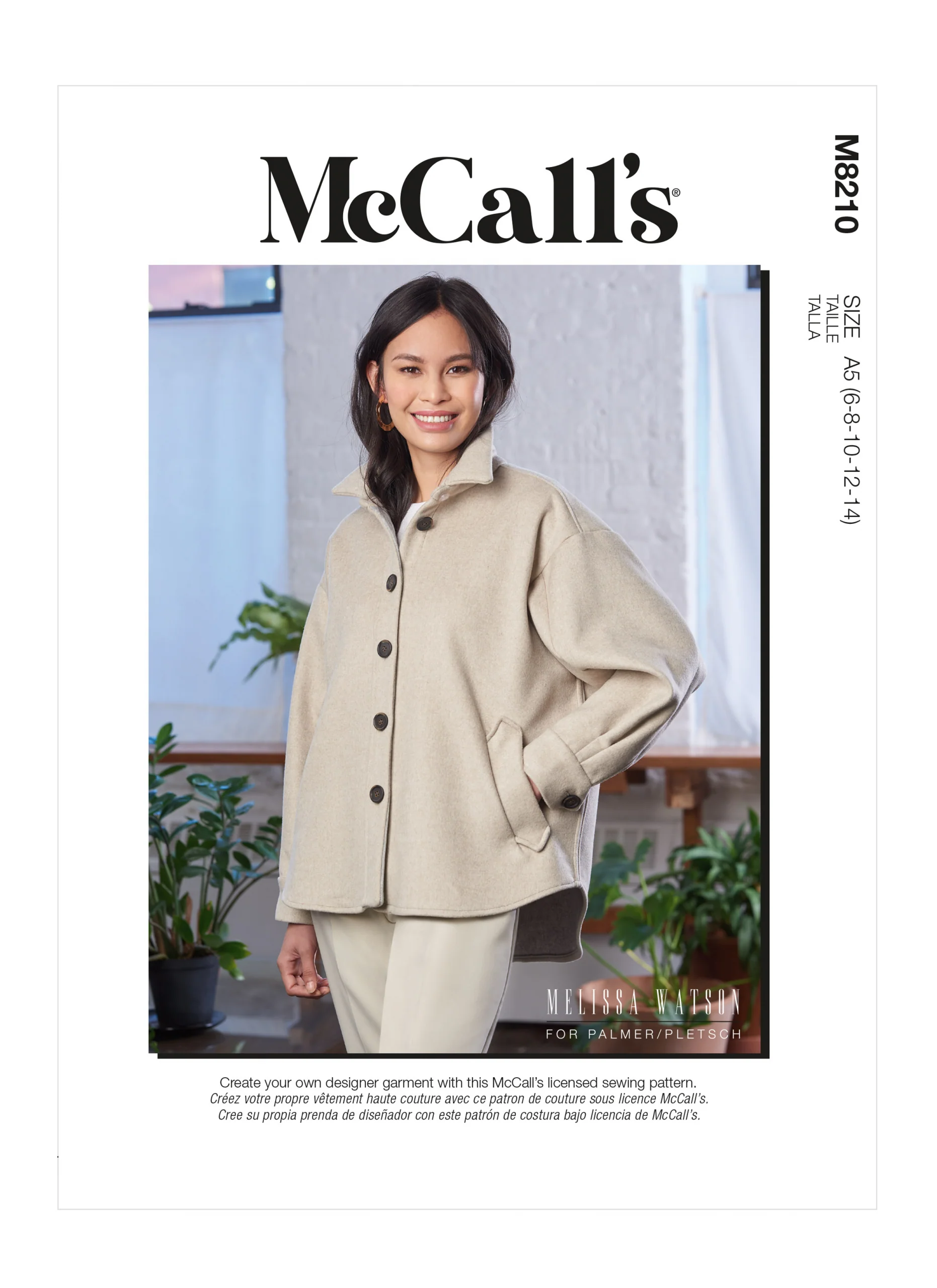 McCalls Jacket M8210 - Image 2