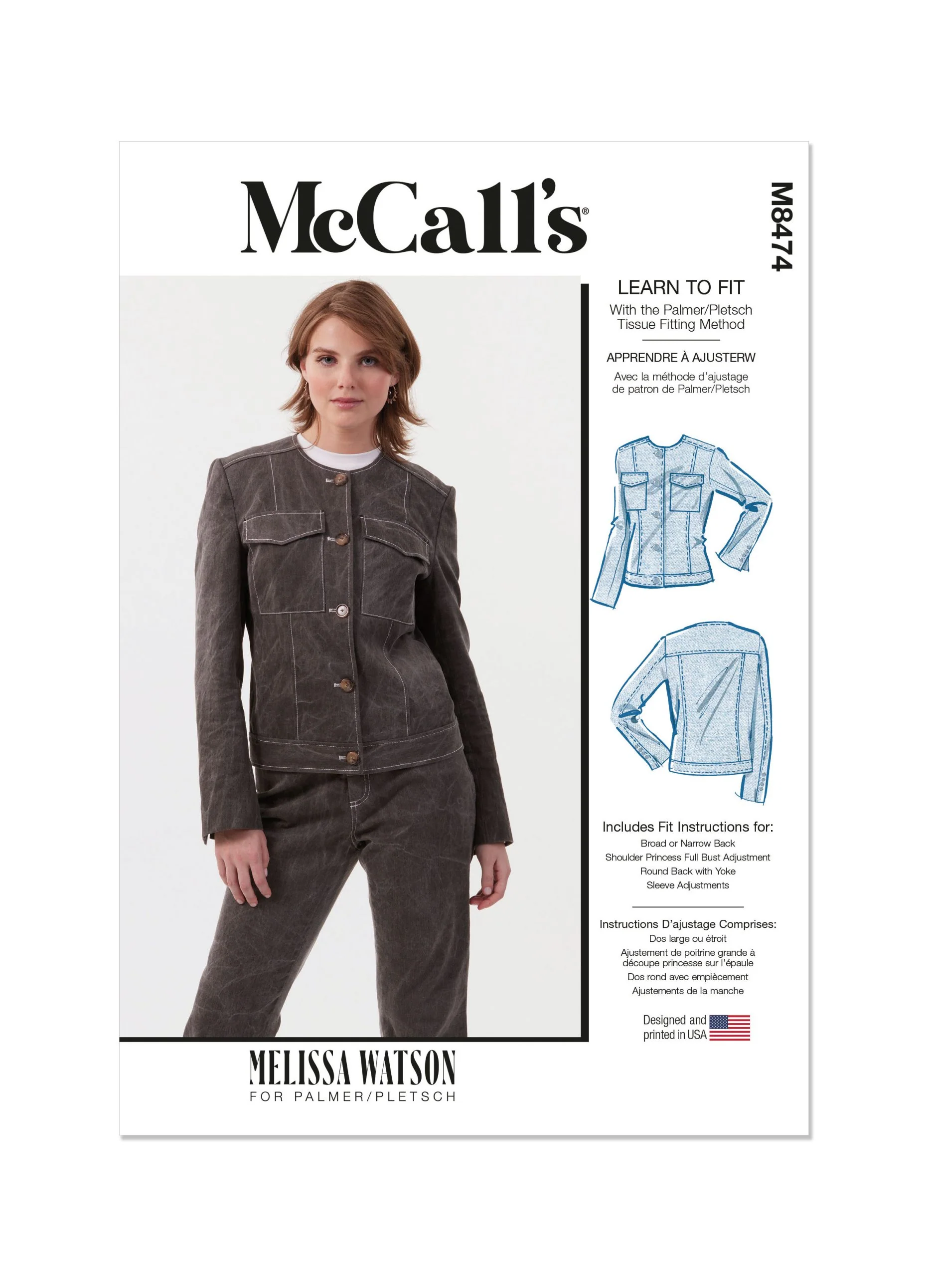 McCalls Jacket M8474 - Image 2