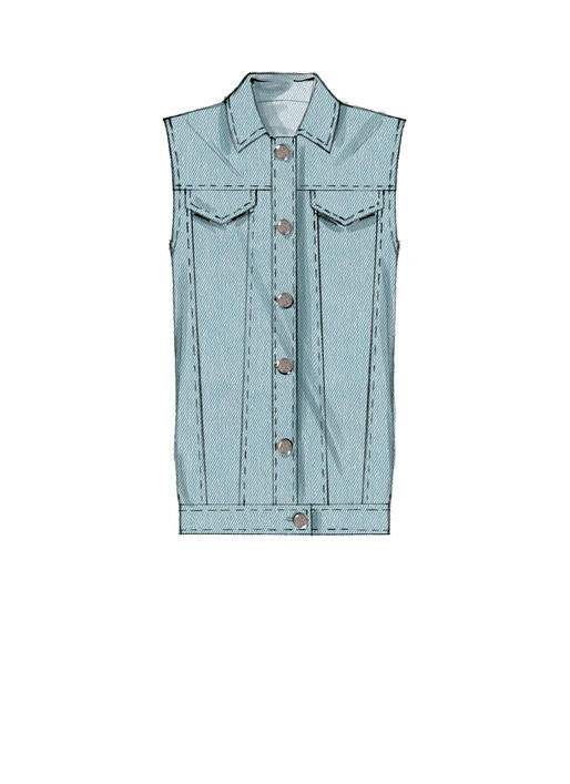 McCalls Jackets and Vest M7729 - Image 6