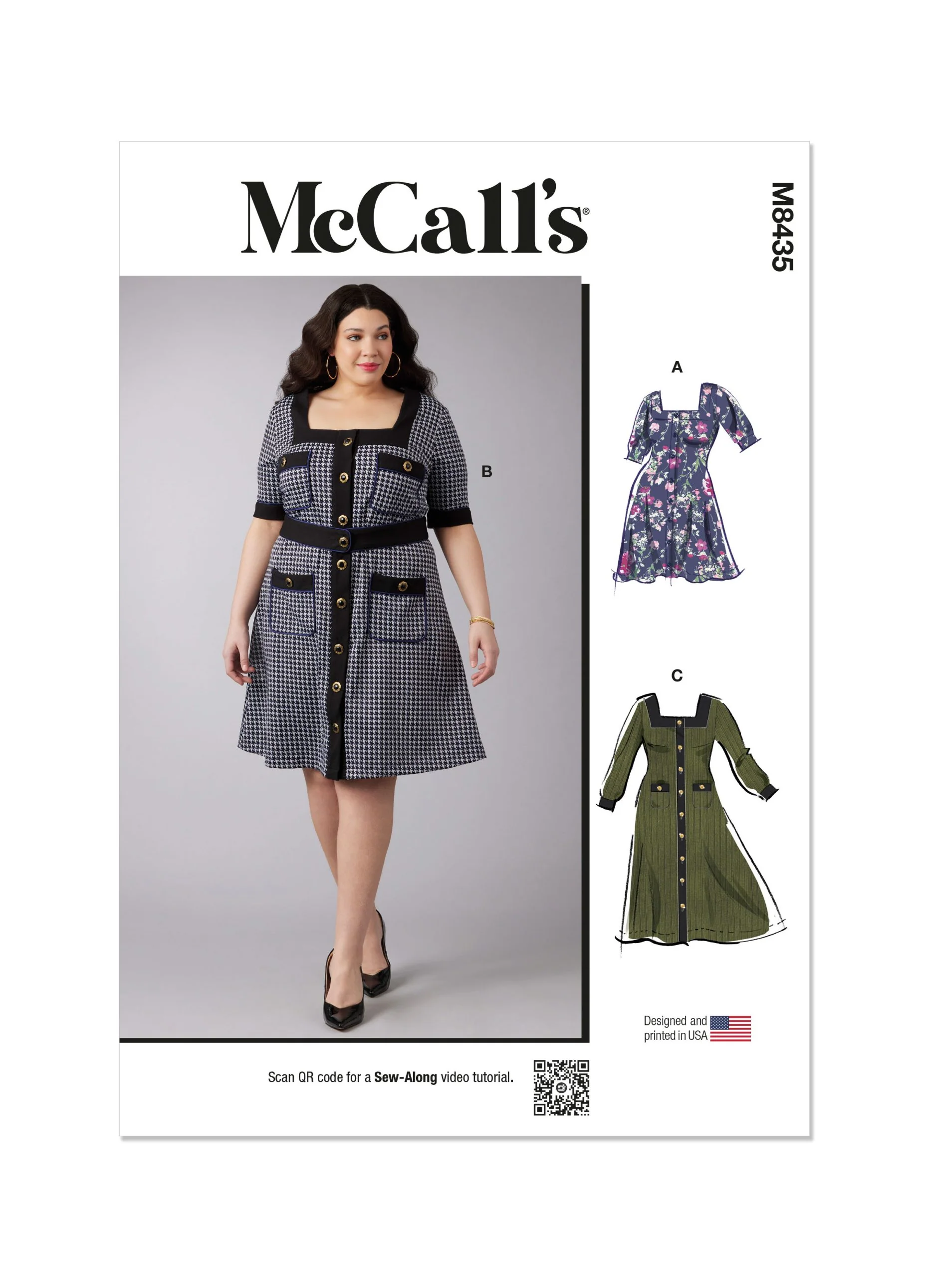 McCalls Knit Dress M8435 - Image 2