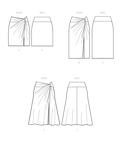McCalls Knit Skirts M8328 - Image 7