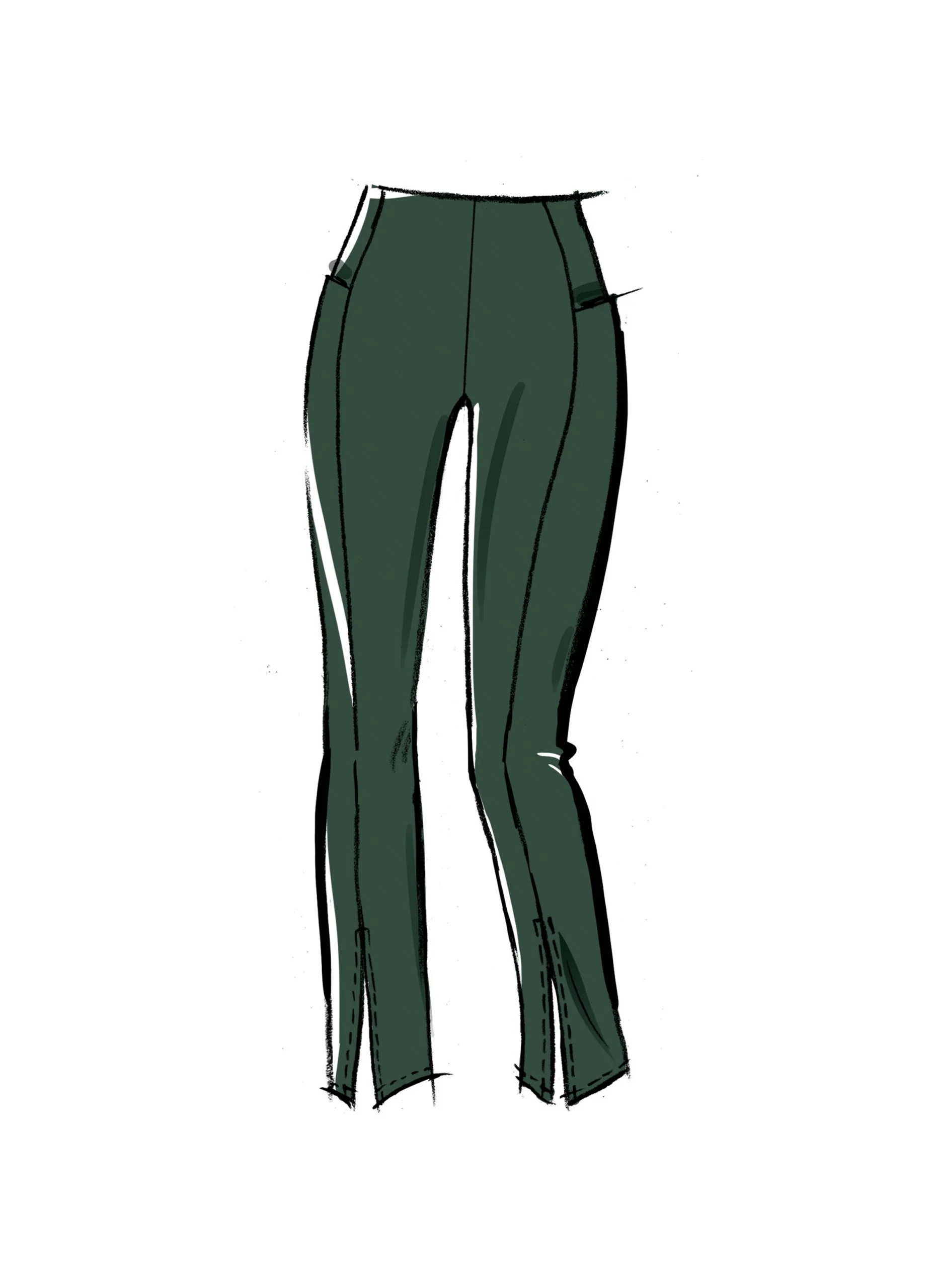 McCalls Knit Top & Leggings M8455 - Image 7