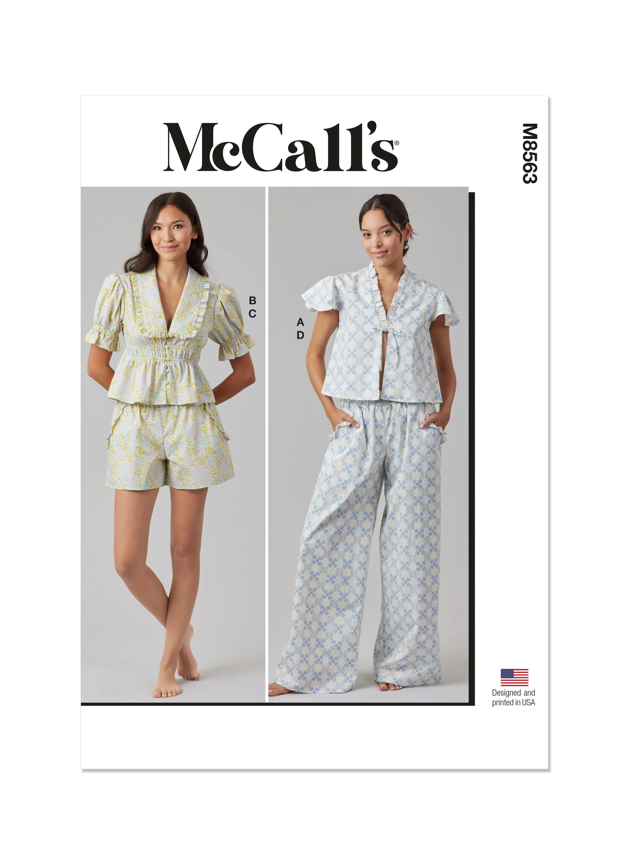McCall's Lounge Tops, Shorts and Pants M8563 - Image 2
